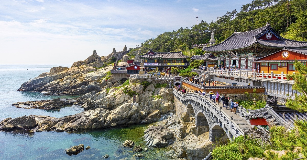 Haedong Yonggungsa Temple in Busan South Korea