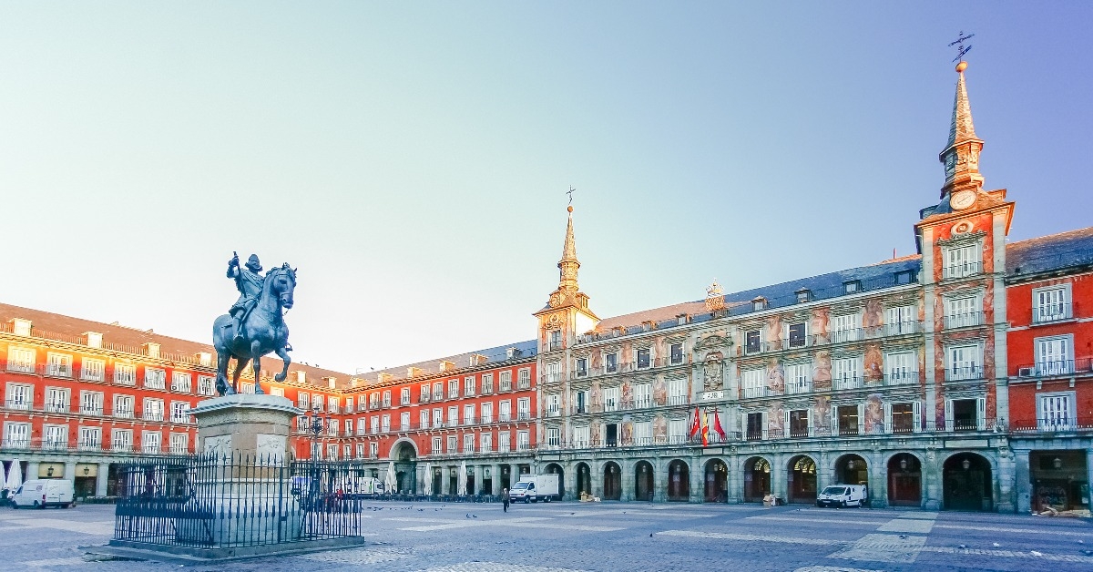 Plaza Mayor in Madrid Spain