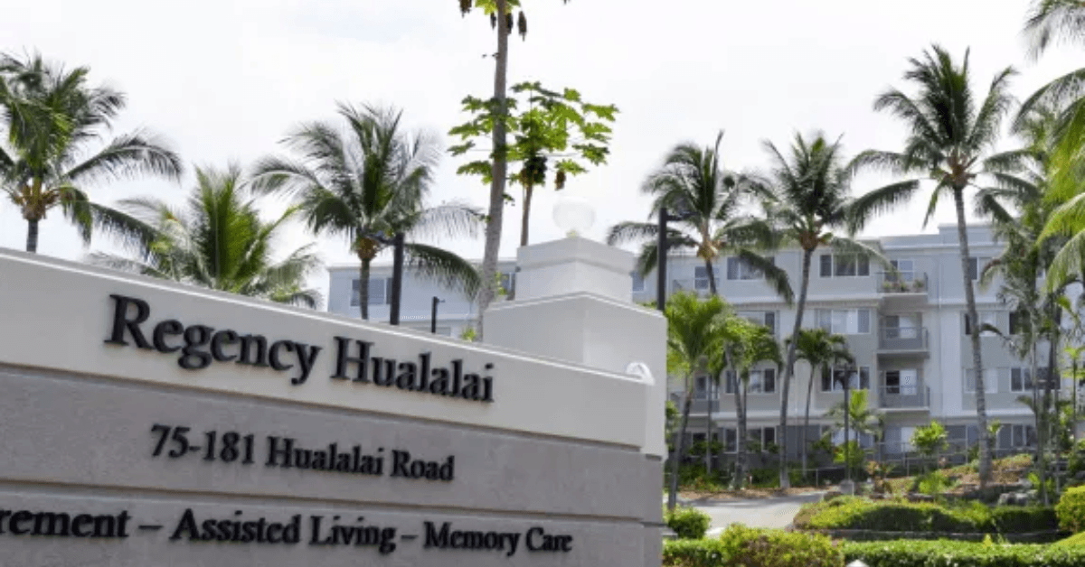 Exterior of retirement community