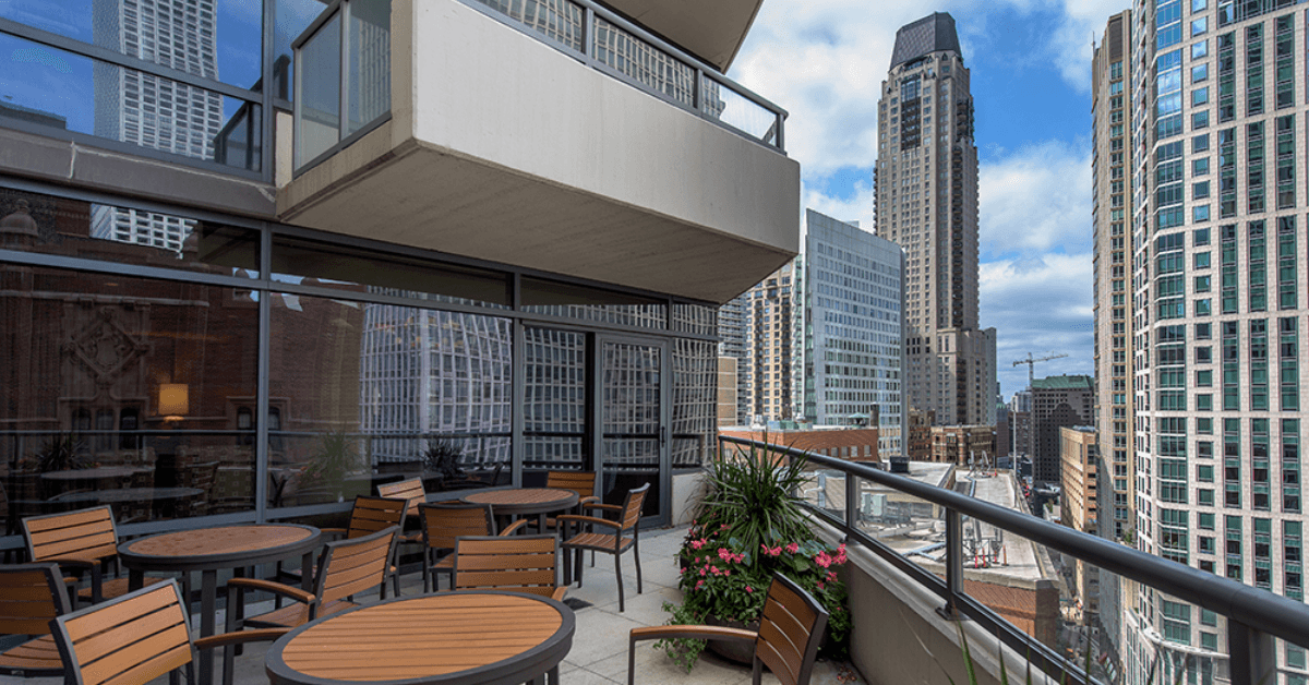 Rooftop in Chicago