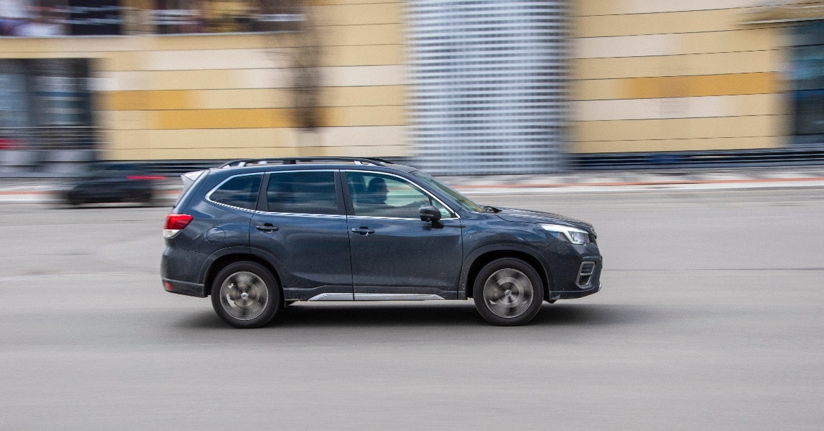 Gray Subaru Forester car