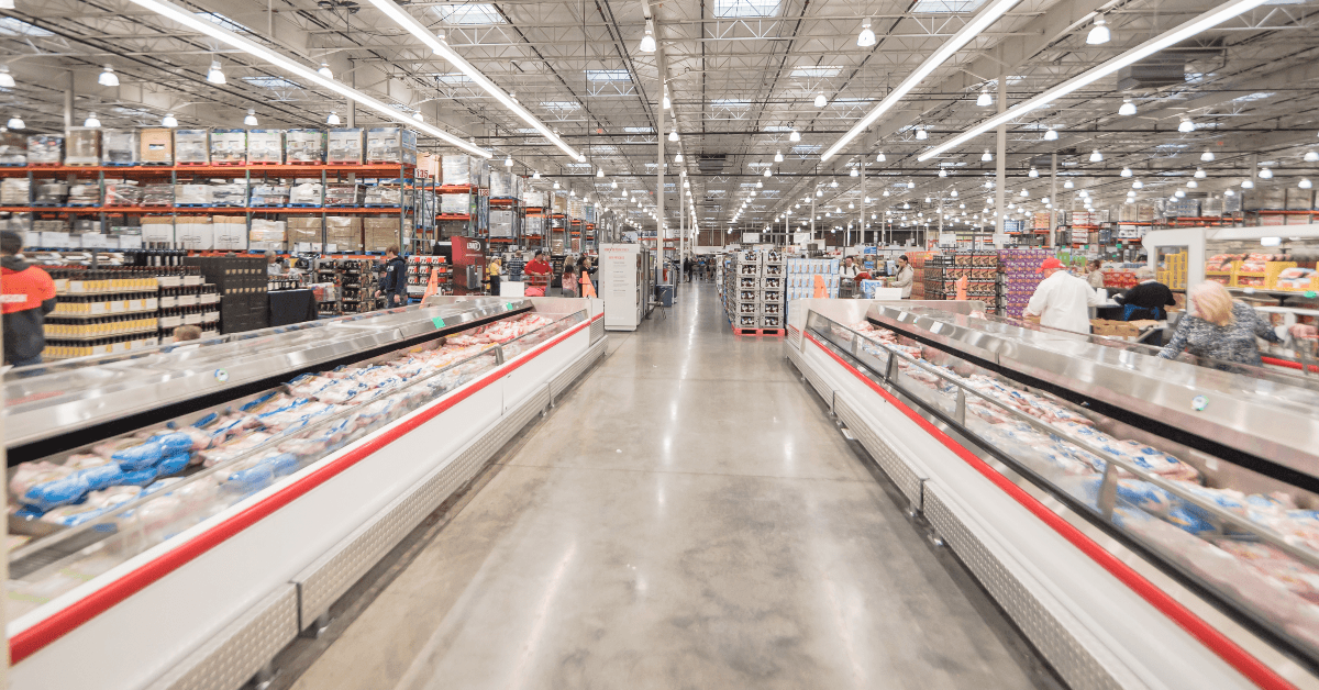 Aisle in Costco