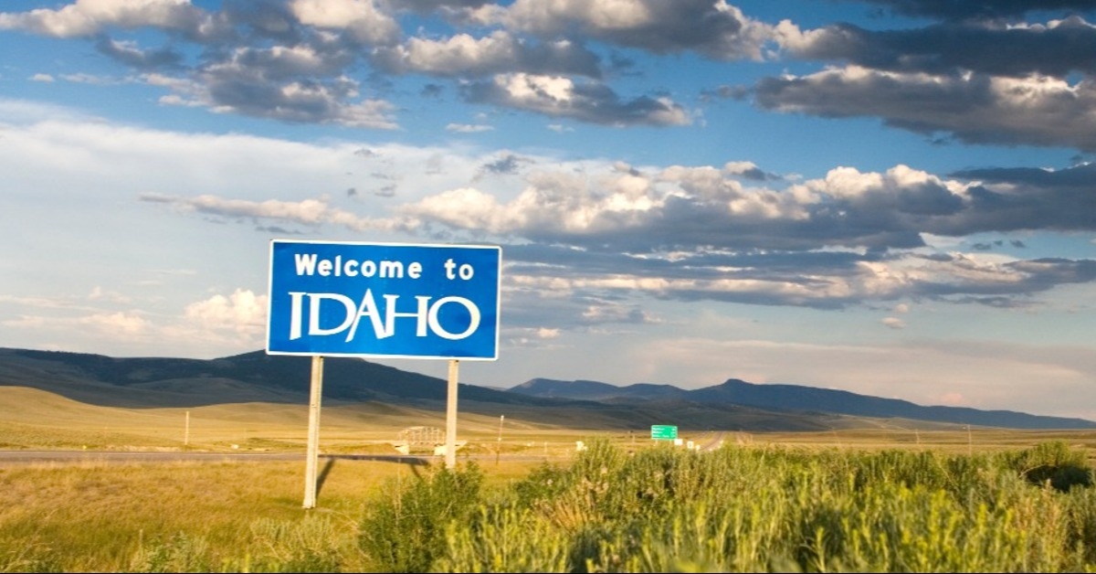 welcome to Idaho sign