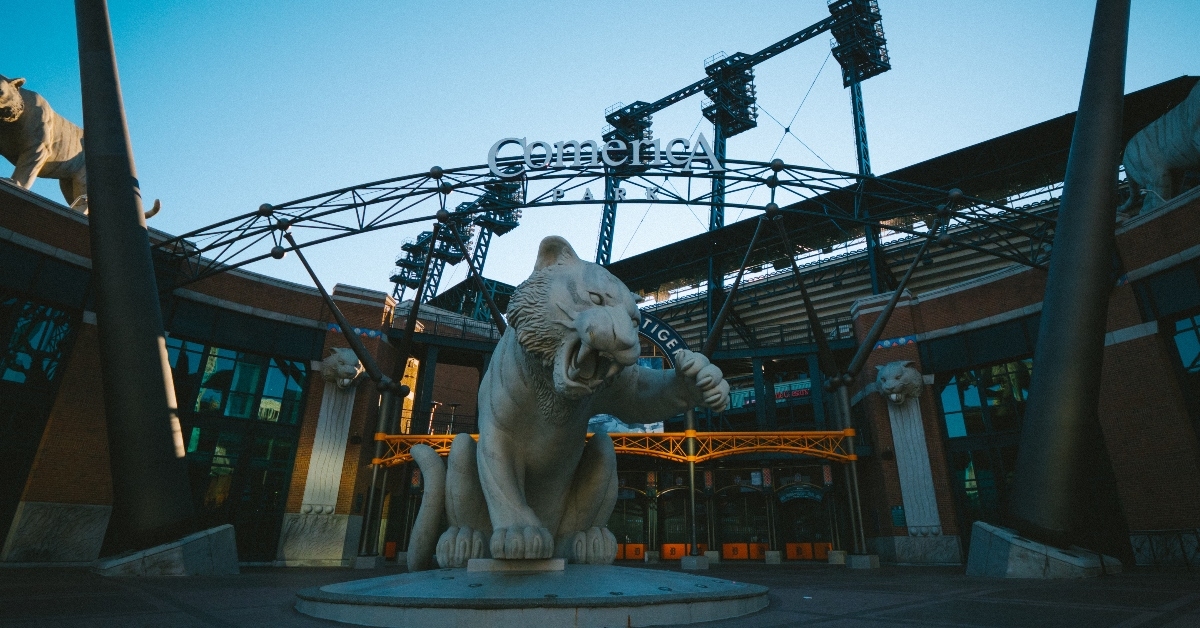 Detroit Comerica Park entrance