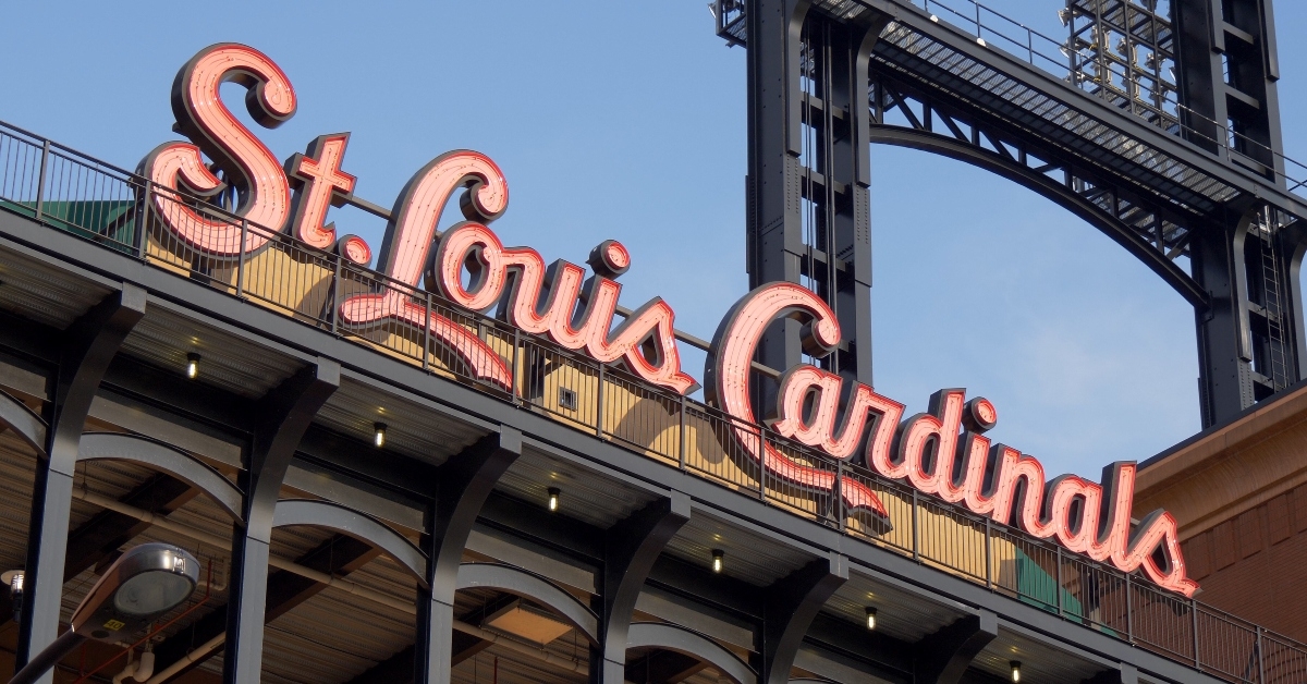 St. Louis Cardinals stadium sign