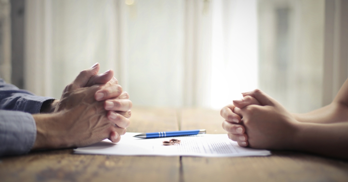 Divorce paperwork