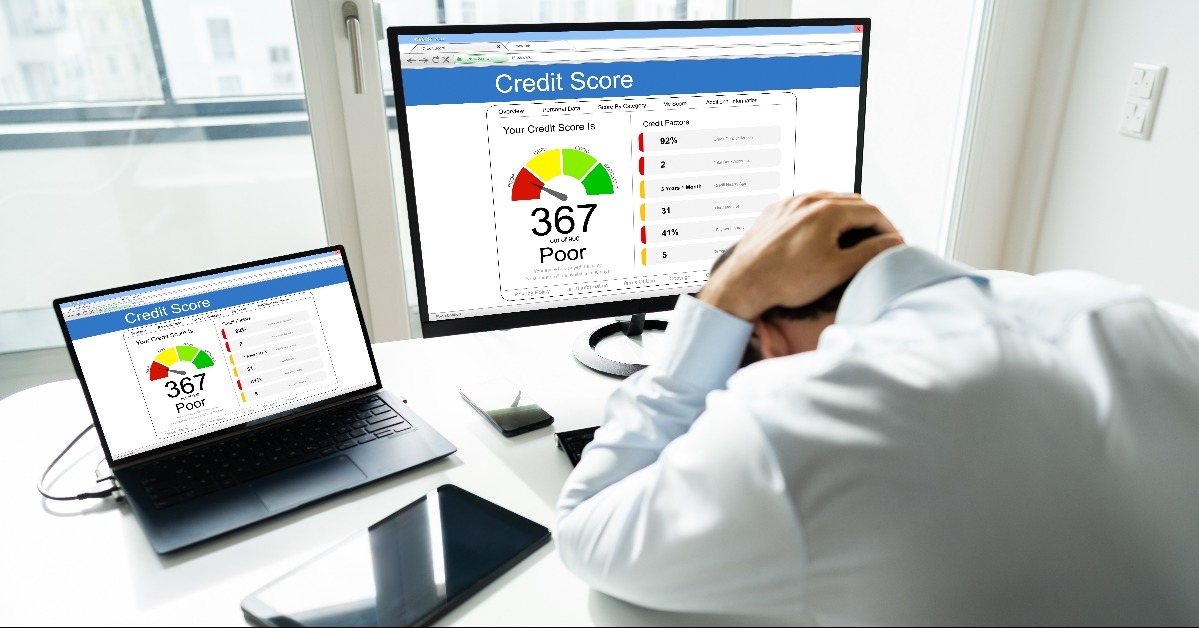 poor online credit score rating