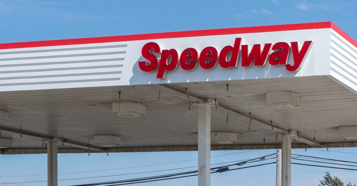 sign of a Speedway gas station