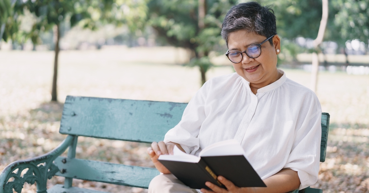 Woman reading