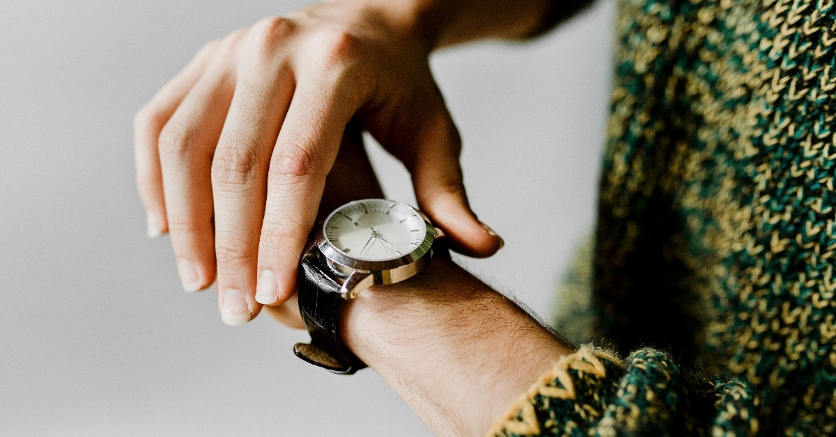 wrist watch product shoot