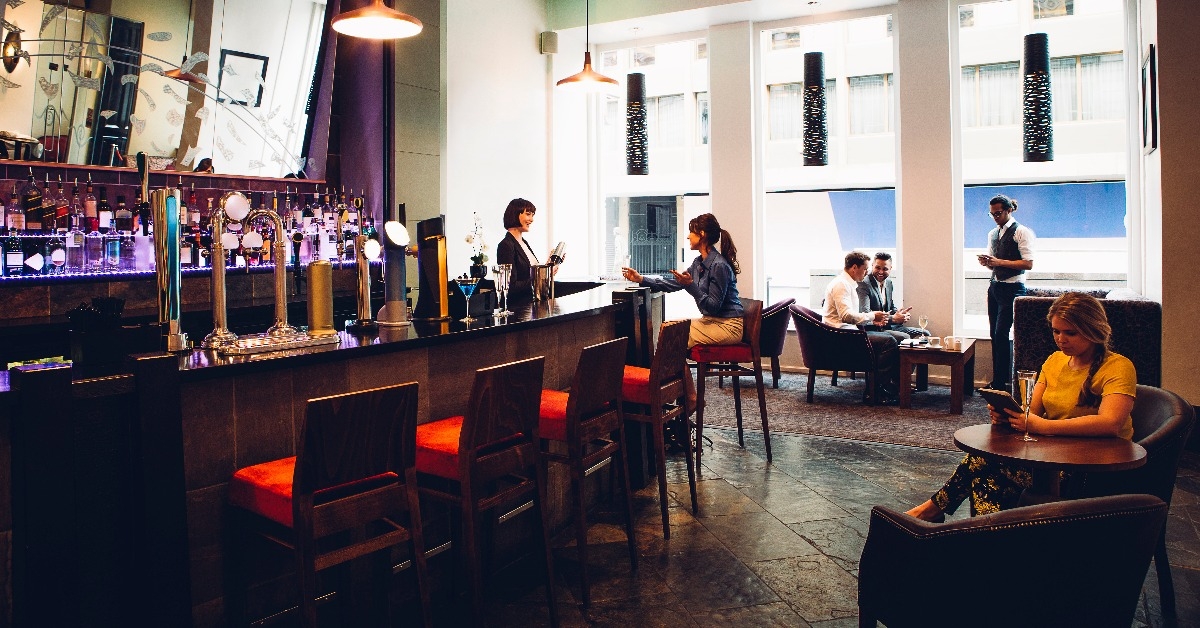 people in a bar