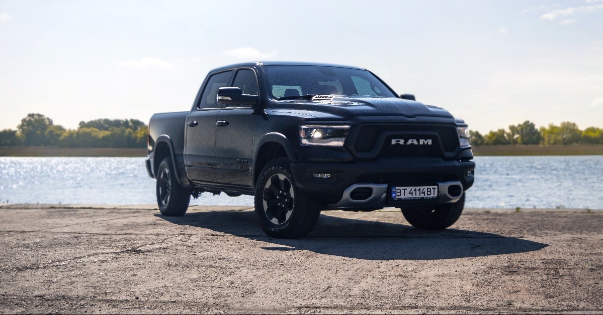 Powerful american pickup Dodge Ram