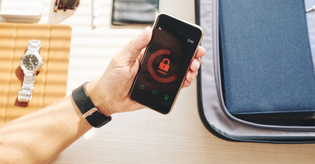 locked smartphone