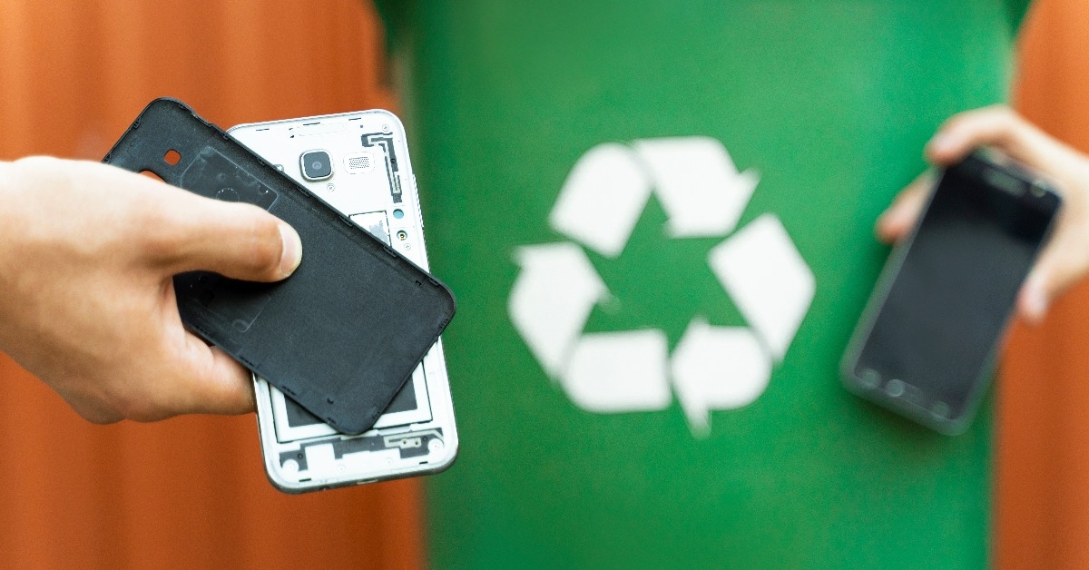 E waste recycle concept