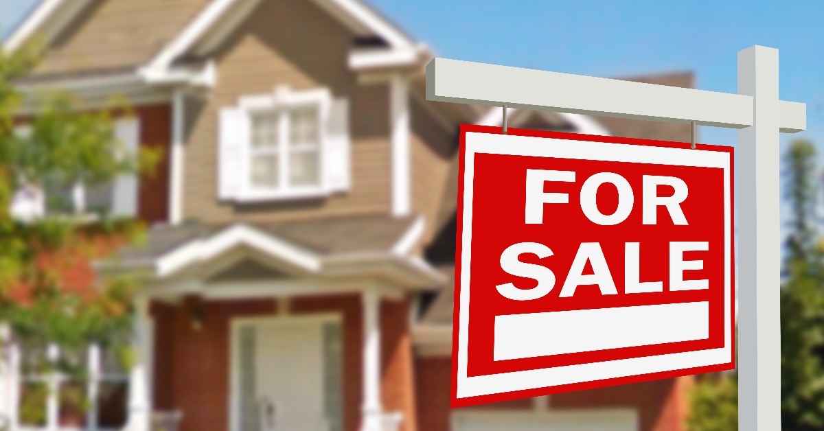 home for sale sign