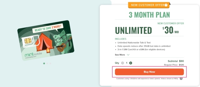 Mint Mobile Buy Now