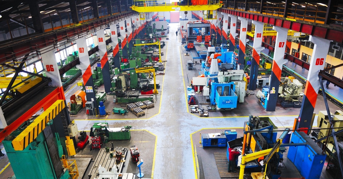 metal industry factory indoor