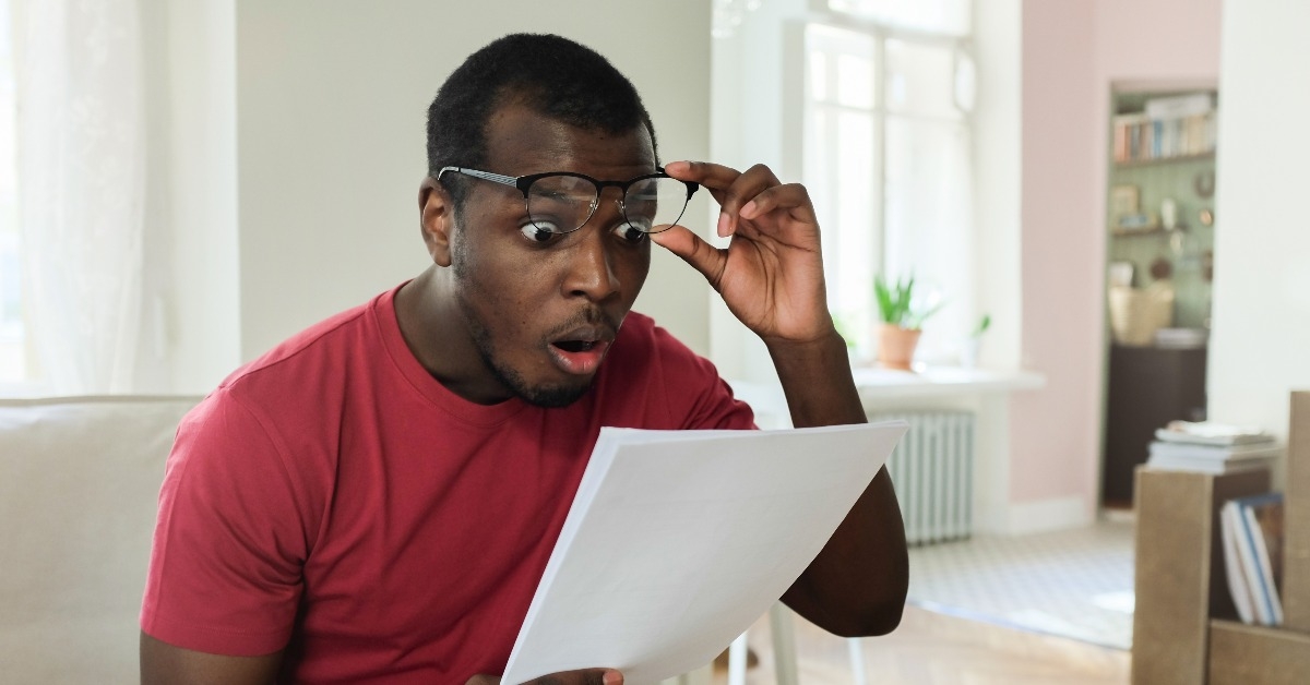holding utility bill with high rates