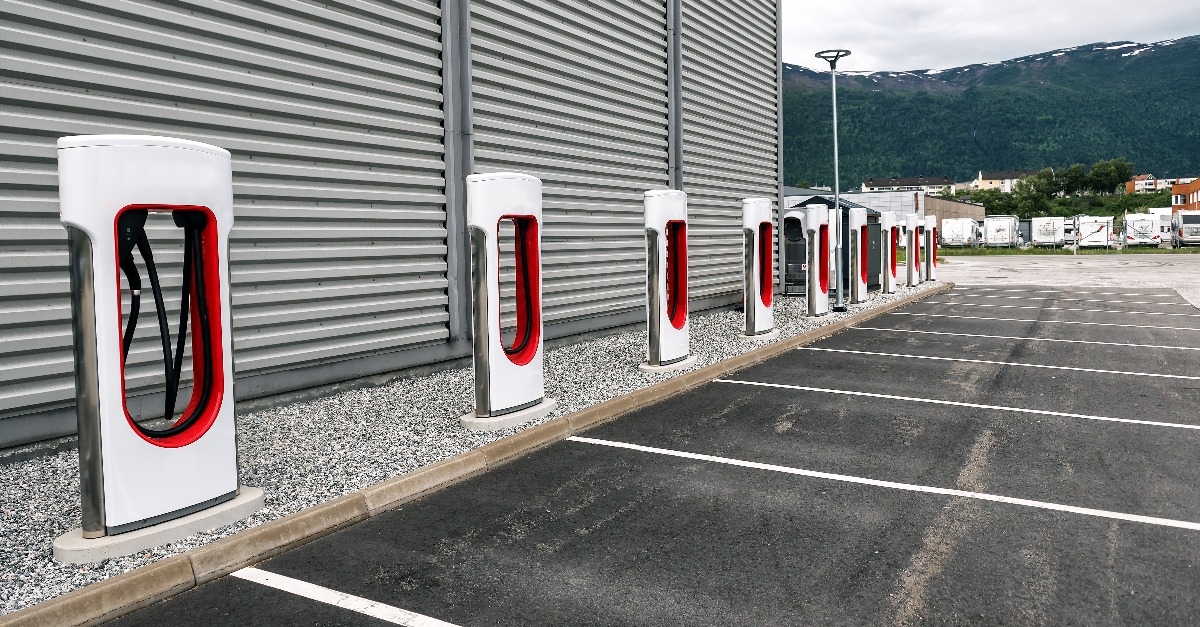 electric car charging station