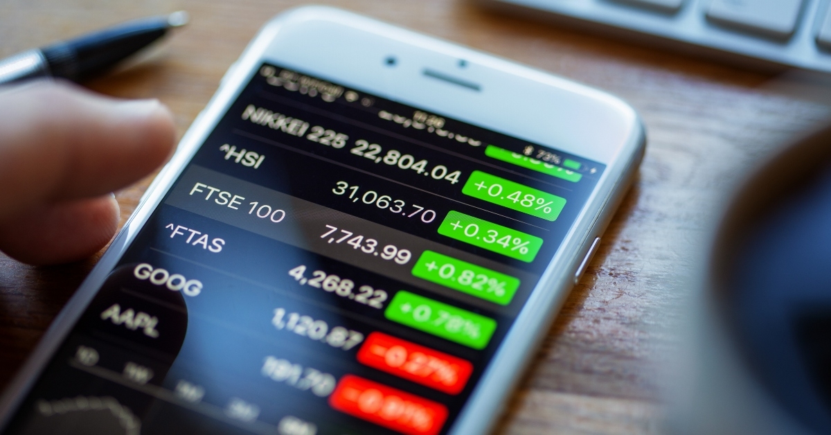 stocks on mobile app