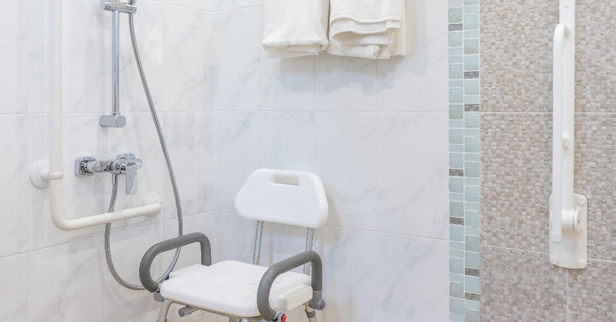 bathroom for the disabled or elderly people