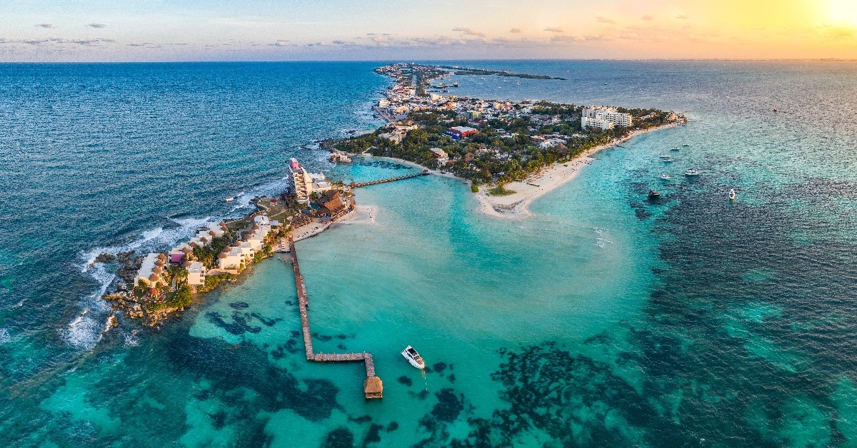 Isla Mujeres lsland near Cancun Mexico