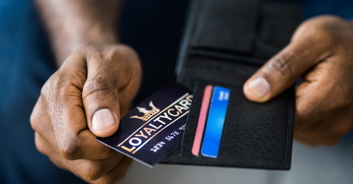 loyalty reward points program card