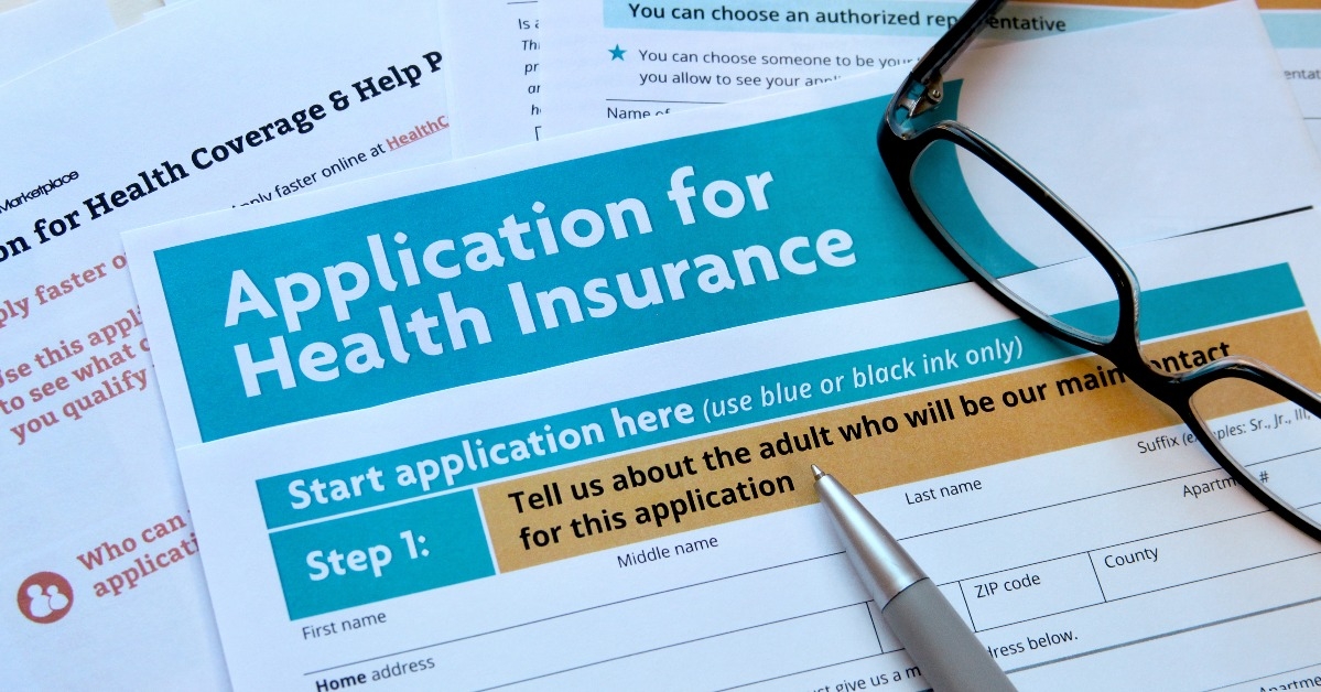 Application for health insurance