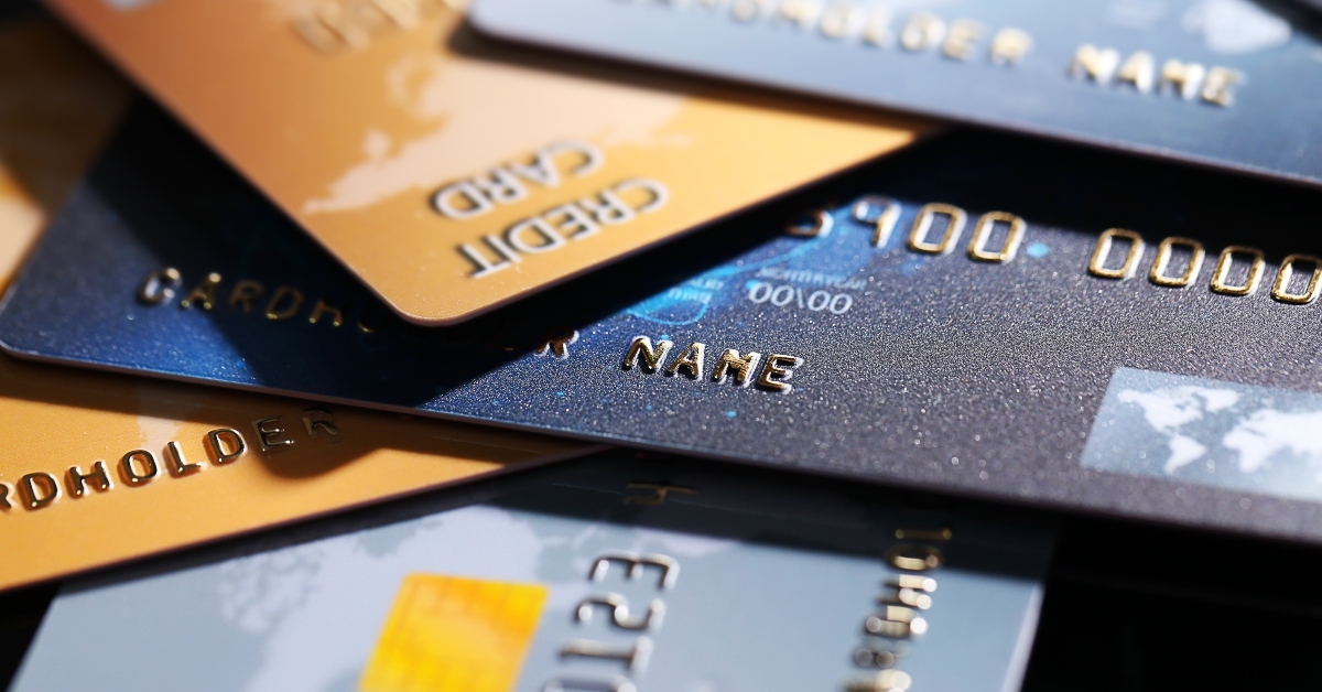 Pile of credit cards