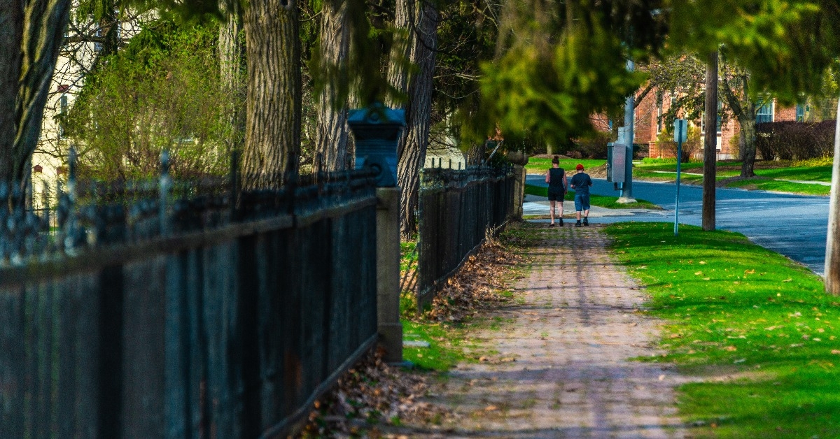 Strolling in Saratoga Springs