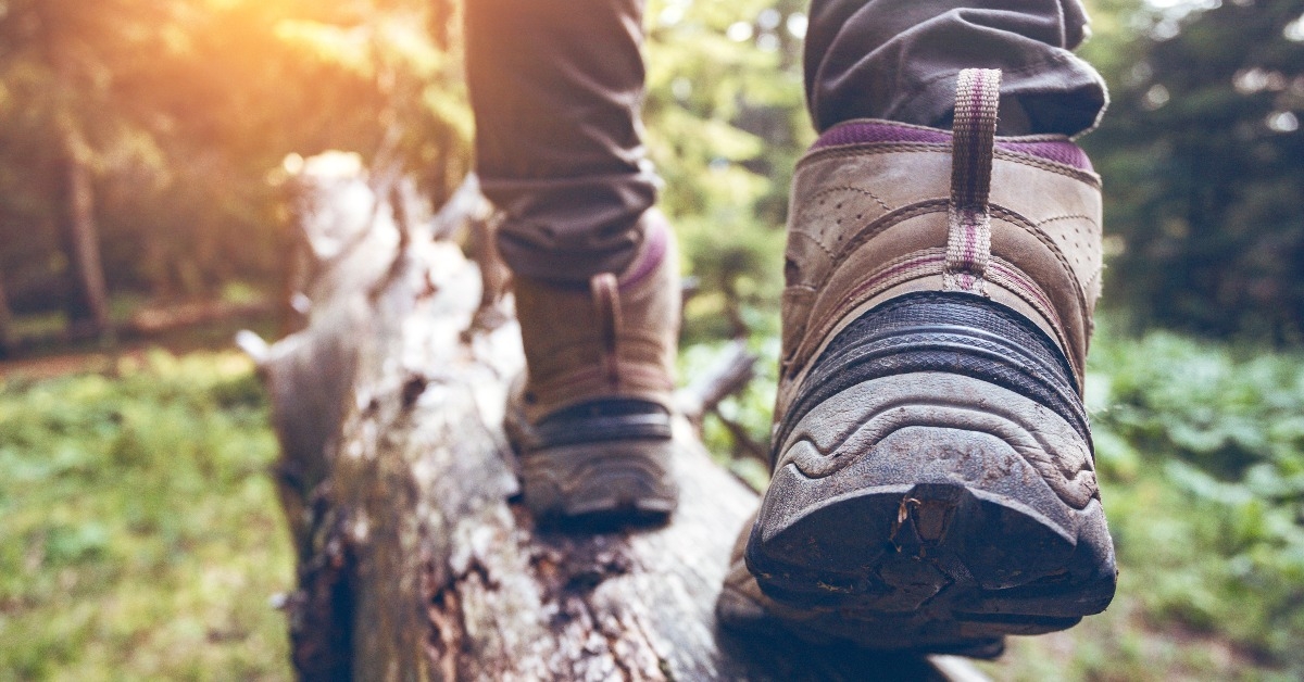 a hiking boots