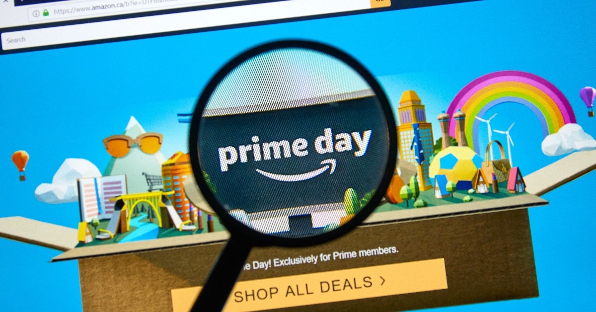 Amazon prime day page on official amazon site