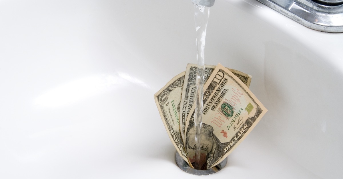 Money Down the Drain