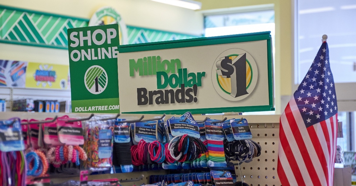 Dollar Tree shop online signage
