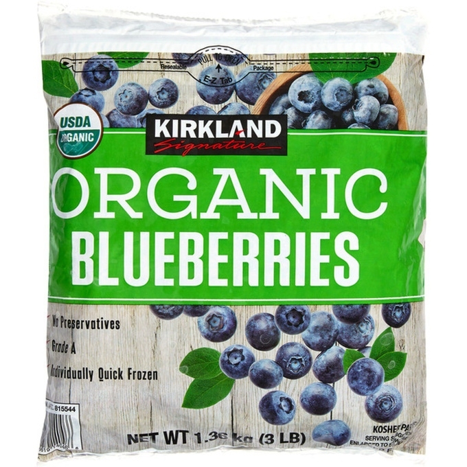 Frozen blueberries