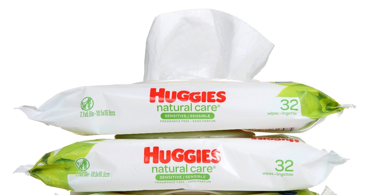  travel sized Huggies brand baby wipes