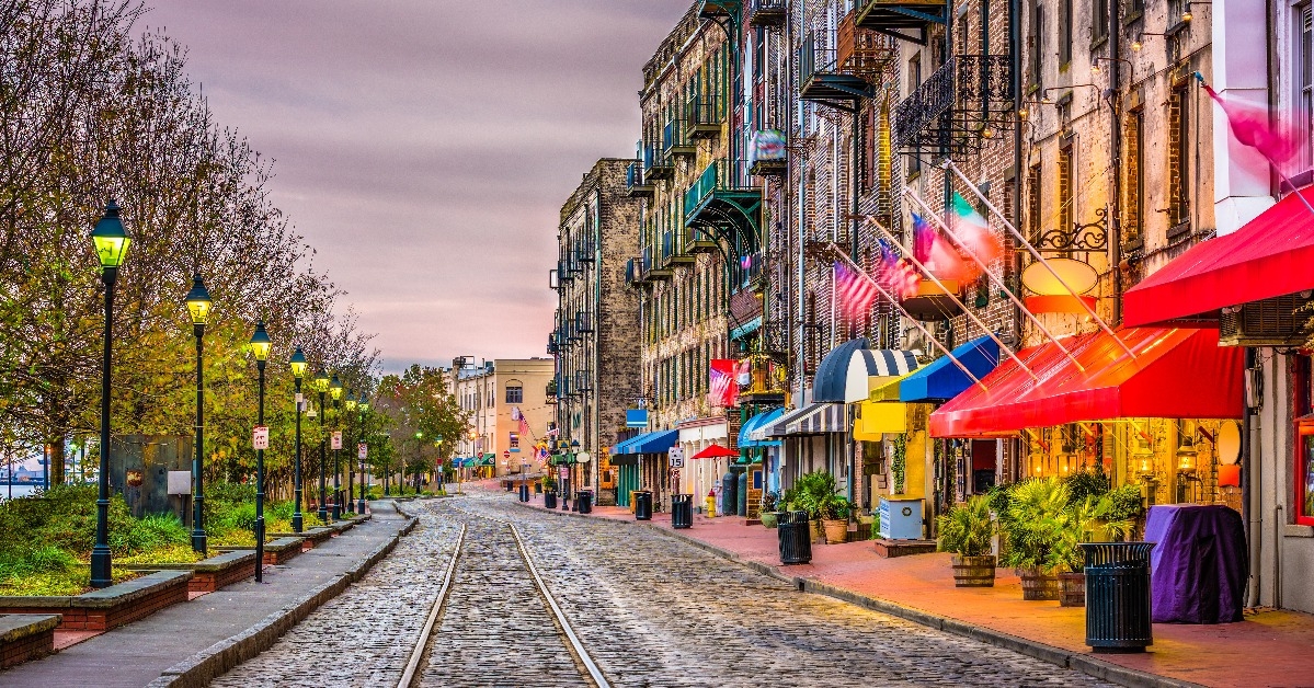 River Street Savannah Georgia USA