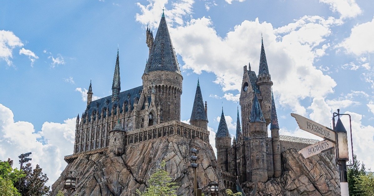 Hogwarts castle at Harry Potter Islands of Adventure 
