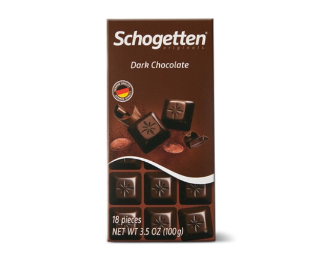 dark chocolate bar from Aldi