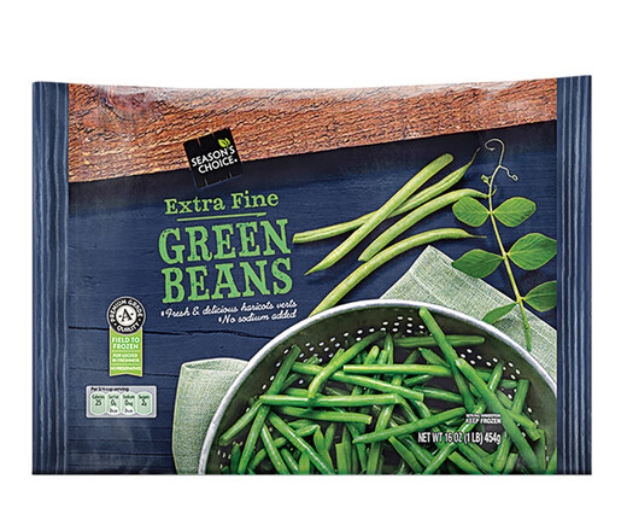 frozen green beans from Aldi