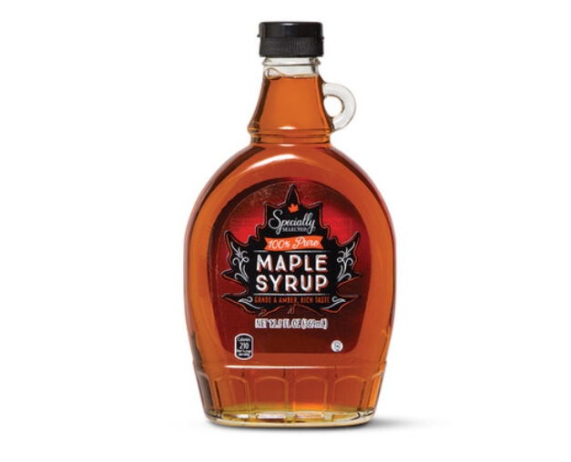 Maple syrup from Aldi