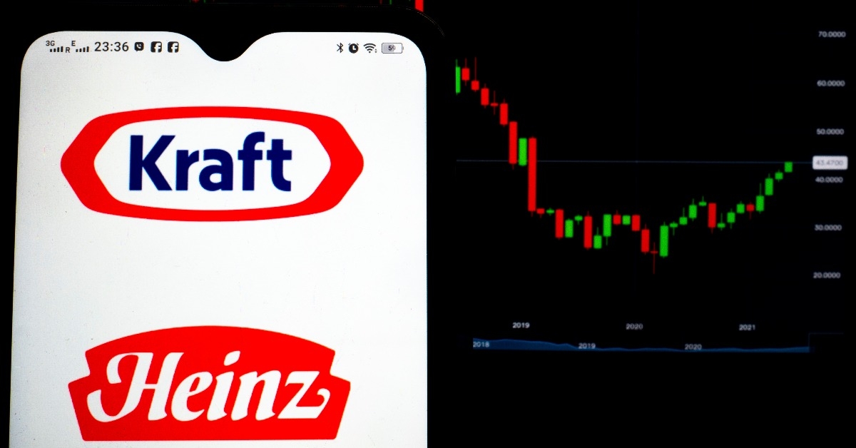 Kraft Heinz Company logo seen displayed on a smartphone