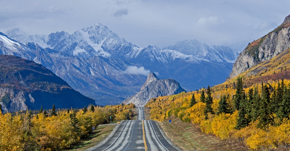 Lion's Head along the Glenn Highway in Alaska 