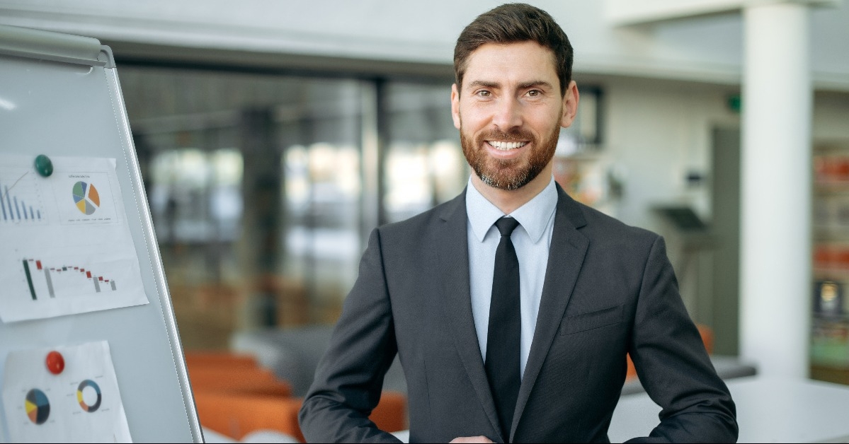 businessman in formal suit