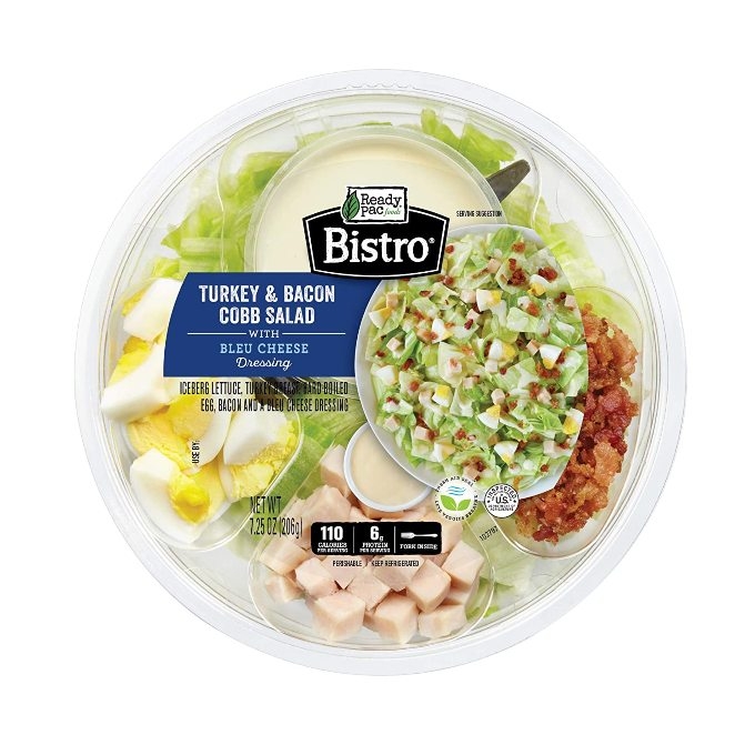 Bistro turkey bacon cobb salad bowl
