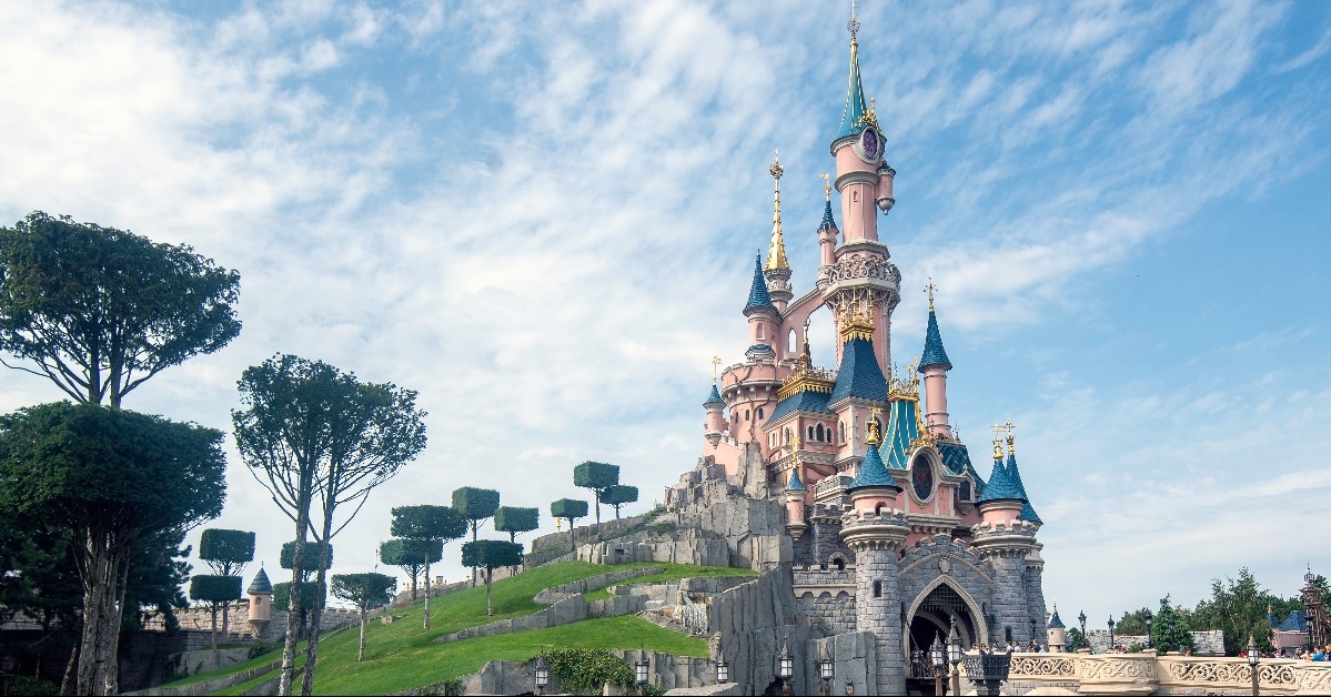 Castle of Sleeping Beauty at Disneyland Paris 