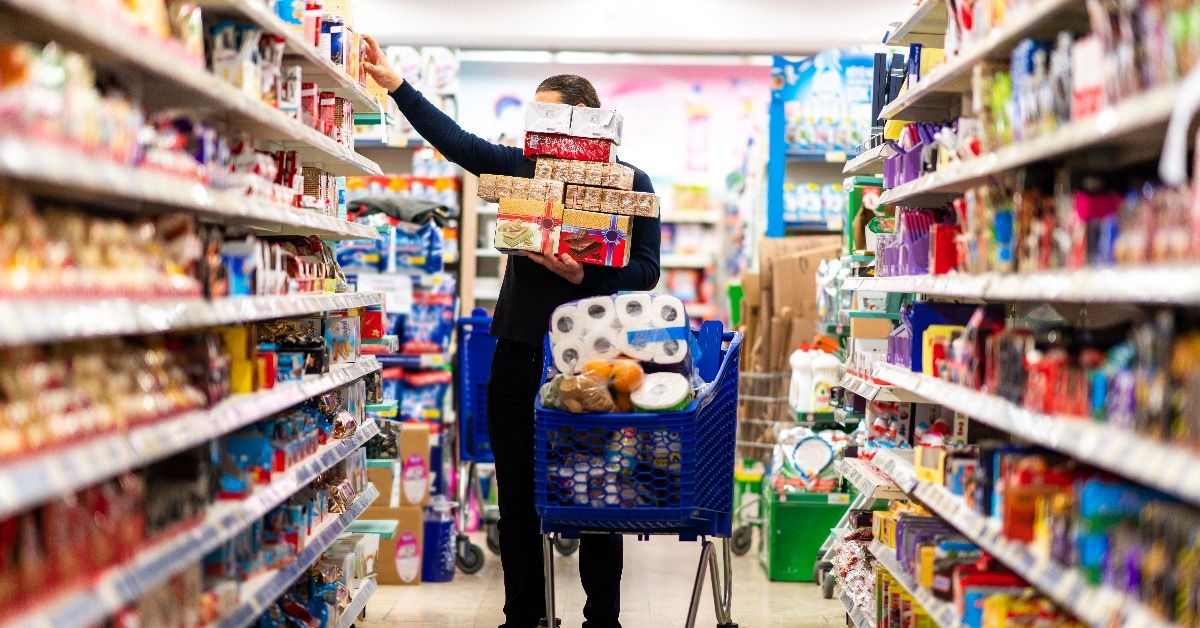 customer is stocking vital needs because of global chaos