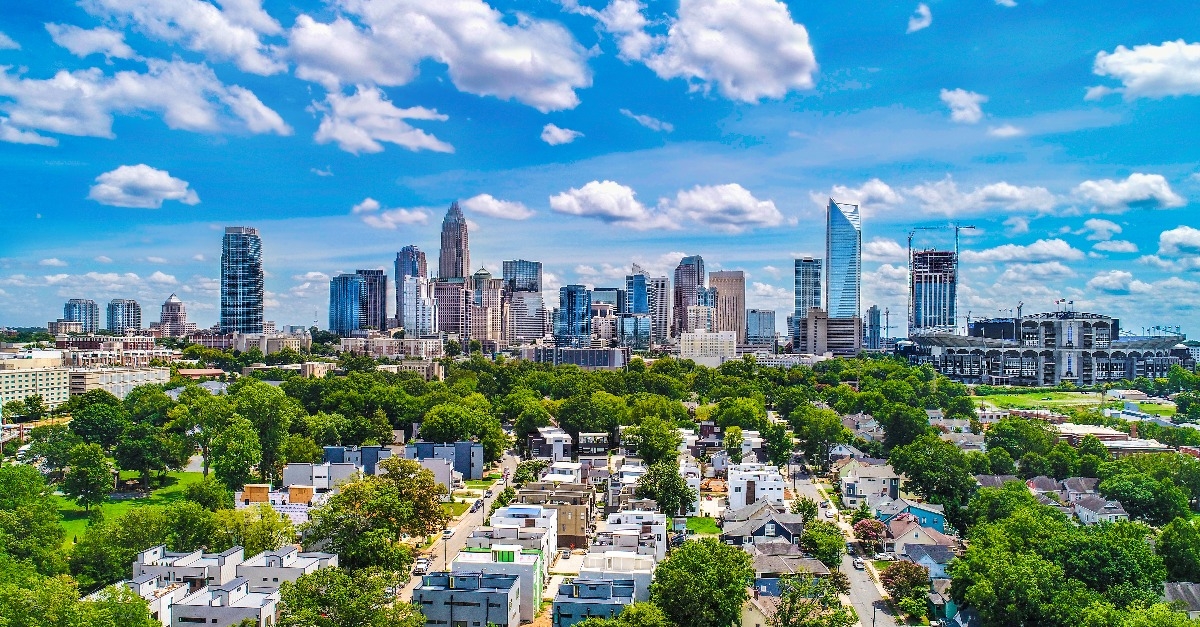 downtown Charlotte North Carolina USA Skyline
