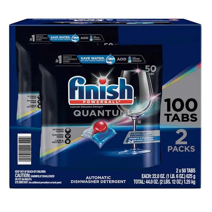 Costco Finish dishwasher pods packs