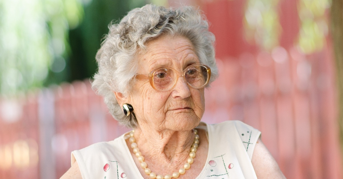elderly woman